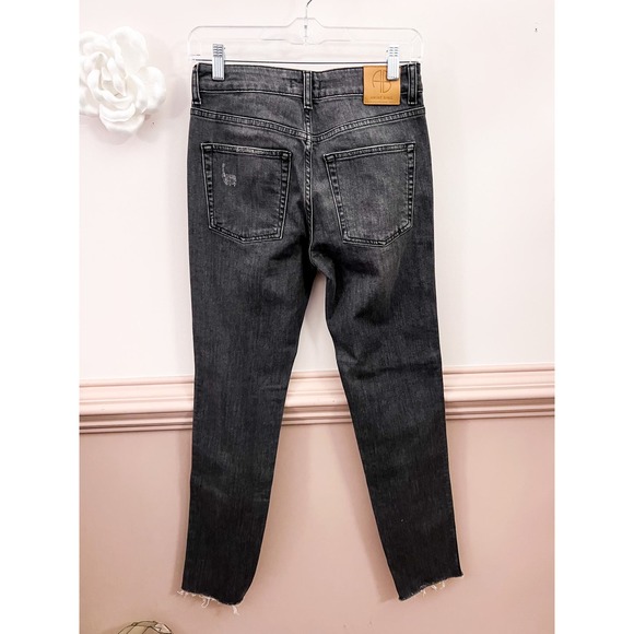 Anine Bing Kara Slim High Rise Jeans Size 26 NWT Grey - Picture 5 of 9